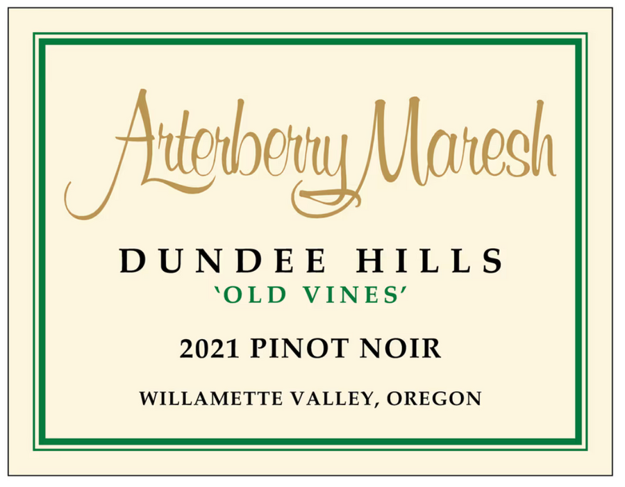 Arterberry Maresh Dundee Hills 'Old Vines' Pinot Noir 2021 12pack