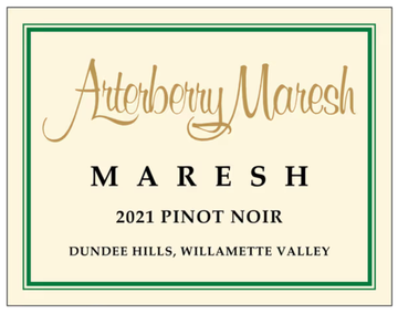 Arterberry Maresh Maresh Vineyard Pinot Noir 2021 12pack