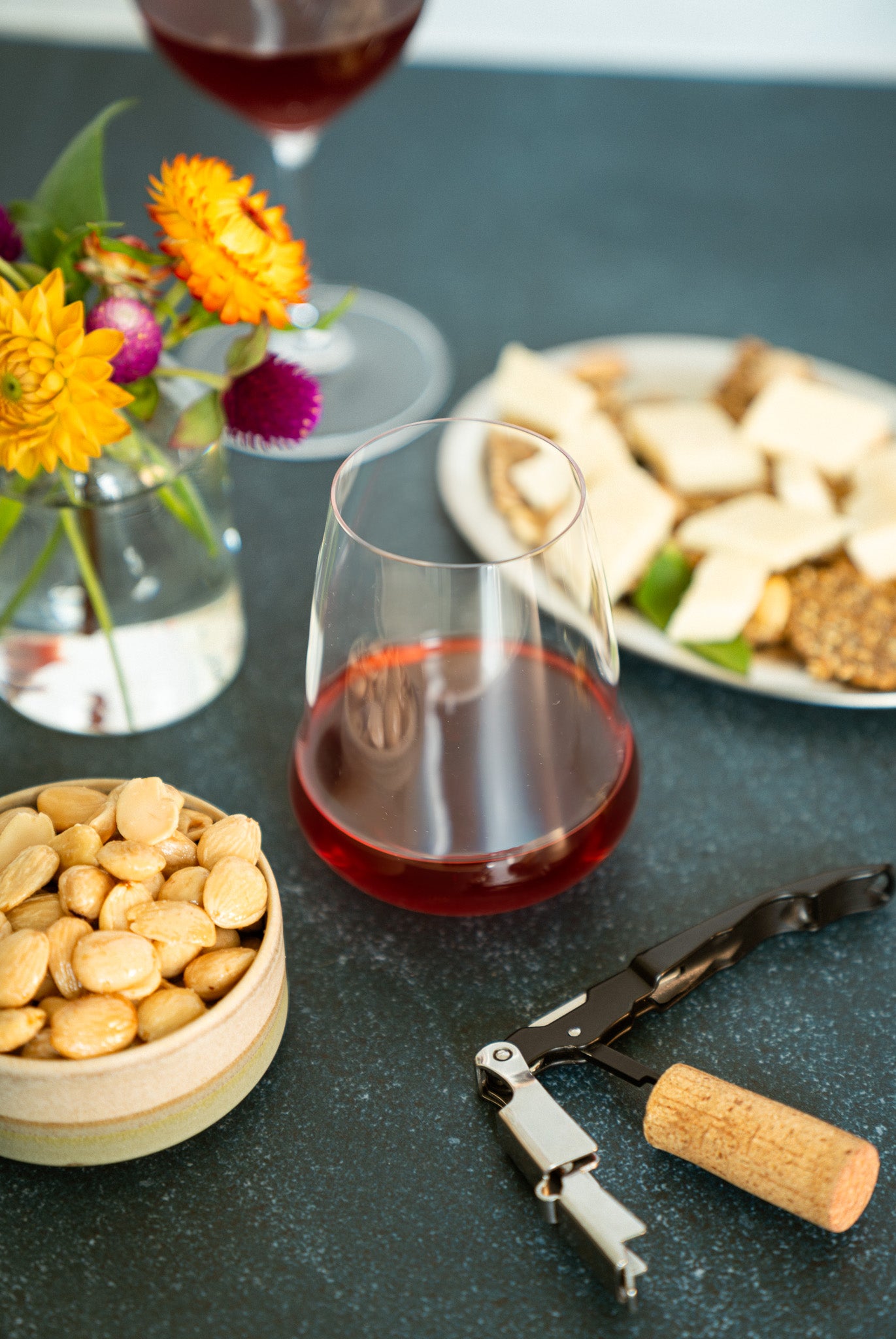 Glass of Good Measure 2023 Oregon Grenache with cork