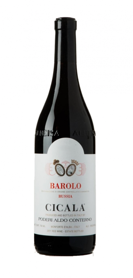 Poderi Aldo Conterno Barolo Bussia Cicala 2016 wine bottle