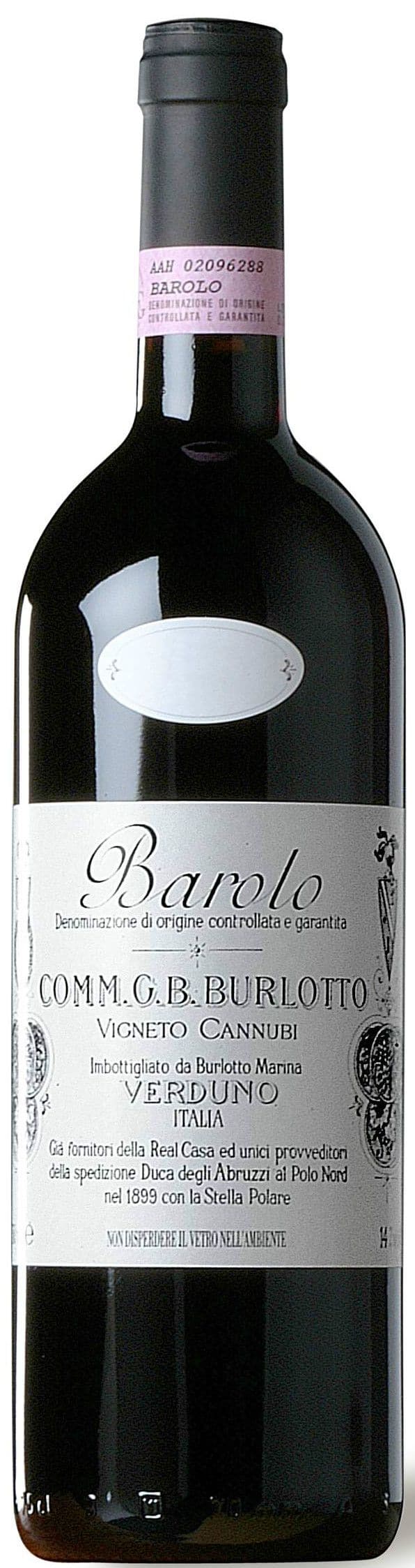 Comm. G. B. Burlotto Barolo Cannubi 2017