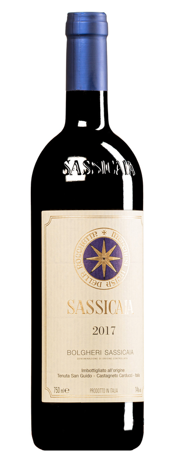 Tenuta San Guido Sassicaia 2017 wine bottle